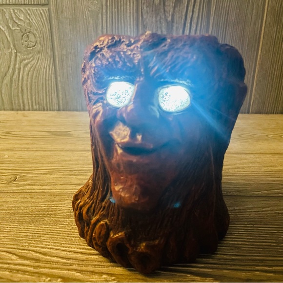 Vintage Matchless Candle Holder Sculpted Clay Tree Face 1975 Jason Christoble - Picture 2 of 16